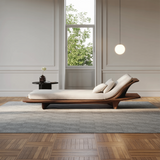 Rustic Solid Wood Garden Daybed For Bedroom Furniture Decoration