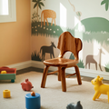 Montessori Toddler Chair With Cute Backrest For Playroom Nursery And Preschool