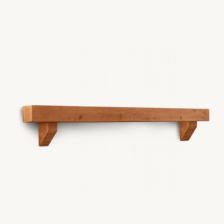 Rustic Fireplace Mantel Shelf For Living Room Cabin Decor