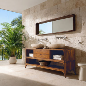 Luxury Bathroom Vanity Two-tier Design For Bathroom Furniture