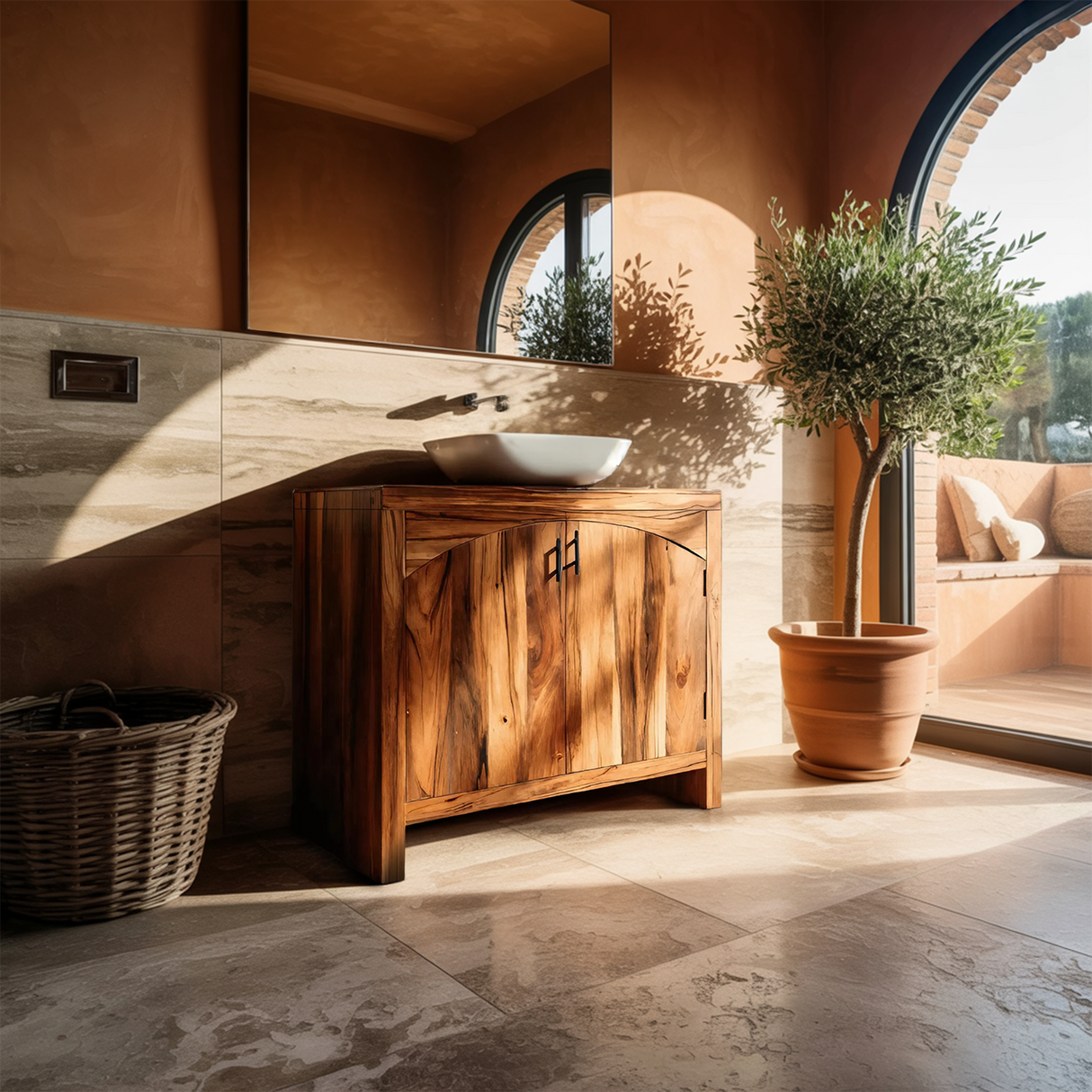 Rustic Bathroom Vanity For Bathroom Furniture