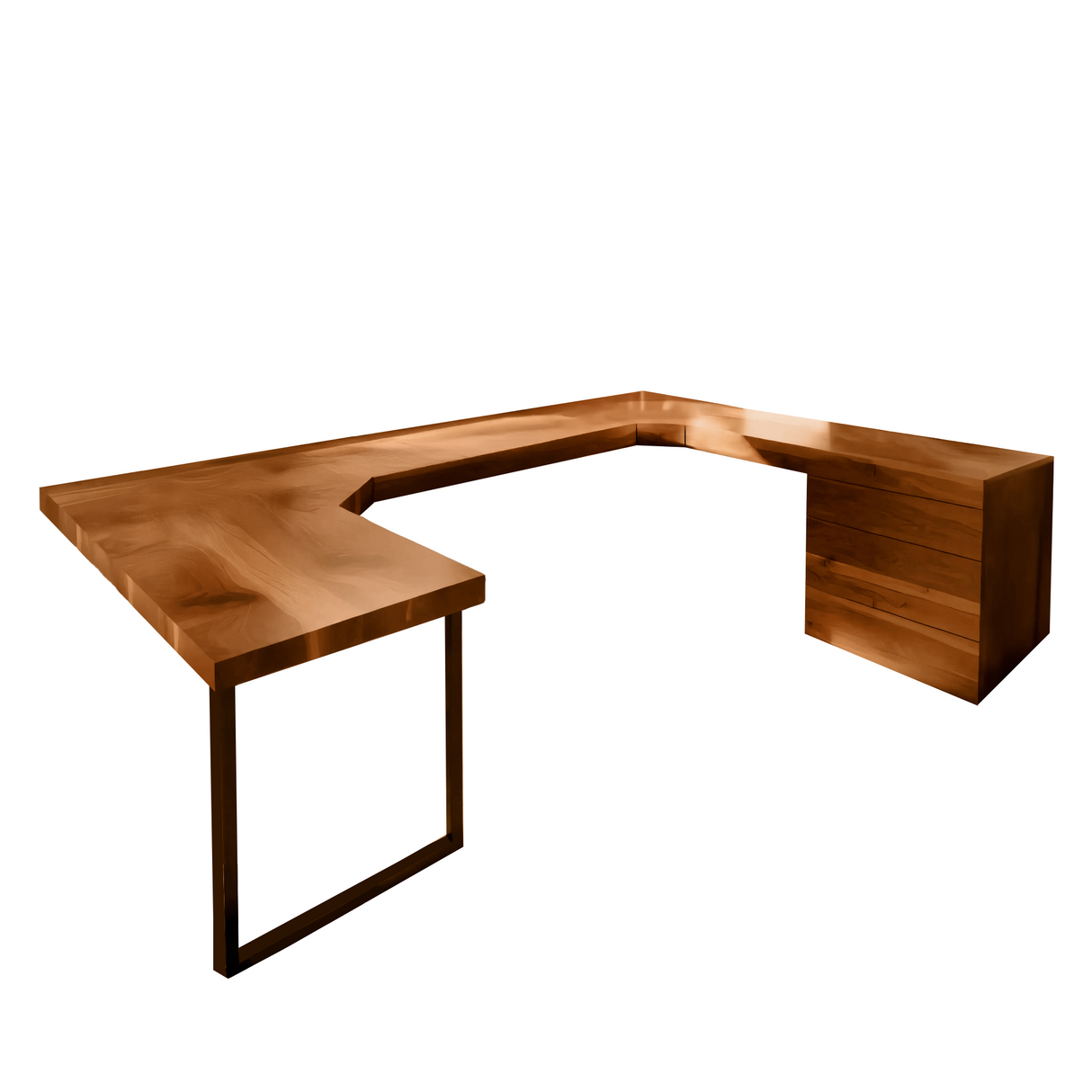 Modern U Shaped Desk For Home Office Use