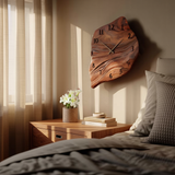 Minimalist Wall Clock Organic Shape Clock For Living Room