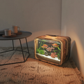 Modern Aquarium Nightstand With Storage For Bedroom And Living Room Display