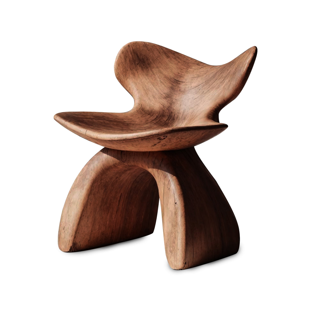 Rustic Accent Chair For A Relaxing Outdoor Space