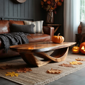 Handcrafted Solid Wood Coffee Table Entryway Design Haunted Look
