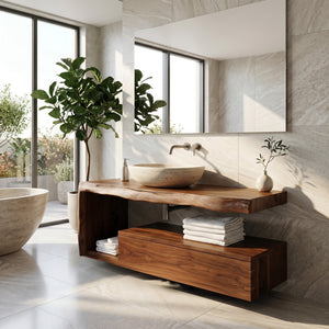 Modern Floating Bathroom Vanity For Spa