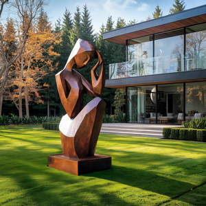 Handcrafted 3D Wood Art For Outdoor Nature Theme Setting