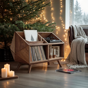 Modern Record Stand For Living Room Vinyl Storage Christmas