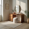 Modern Organic Vanity Table For Bedroom Space