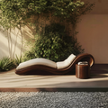Mid Century Wooden Daybed For Patio Furniture Outdoor Design