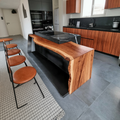Modern Live Edge Bar Countertop For Kitchen Island