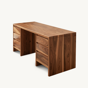 Modern Desk With Drawers Minimalist Office Table For Home Study And Workspace