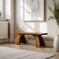 Modern Bench With Arched Leg Design For Entryway