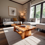Modern Low Coffee Table With Storage Space For Home