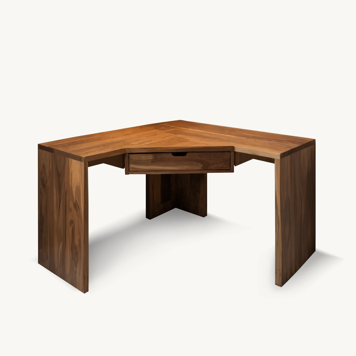 Modern Minimalist Corner Desk For Home Office Setup