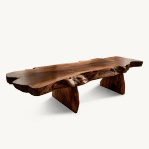 Live Edge Coffee Table With Organic Slab For Living Room And Interior