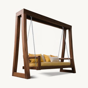 Contemporary Outdoor Swing Bench For Garden Patio Relaxation