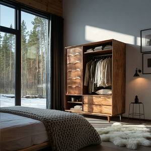 Modern Wardrobe With Drawers For Bedroom