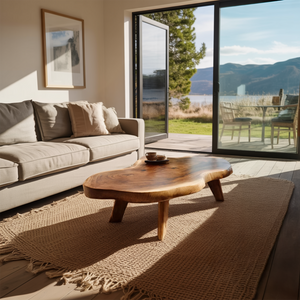 Farmhouse Solid Wood Coffee Table For Living Room Furniture