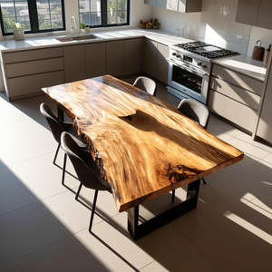 Dining Room Mid Century Solid Wood Dining Table Classic