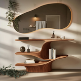 Rustic Live Edge Vanity For Bathroom Design And Storage