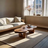 Modern Wooden Live Edge Coffee Table For Furniture Decor