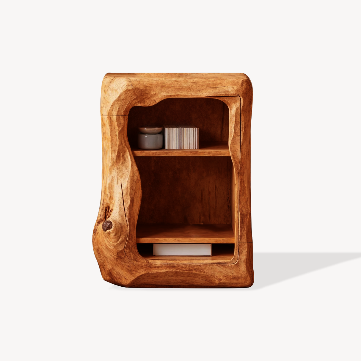 Rustic Wooden Nightstand Bedroom Furniture Essential