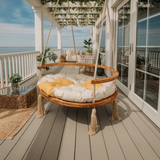 Boho Round Swing Chair For Porch Or Garden