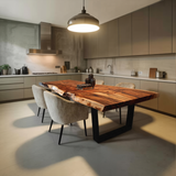 Dining Room Handcrafted Solid Wood Dining Table Artisan