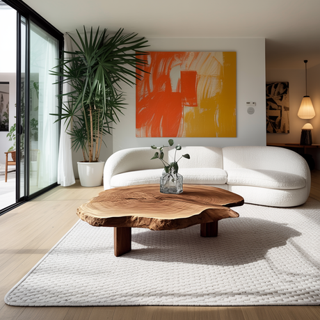 Farmhouse Solid Wood Table For Living Room Use