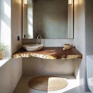 Mid Century Floating Vanity For Stylish Bathroom
