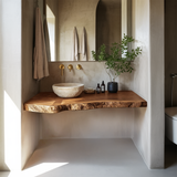 Farmhouse Wooden Vanity For Bathroom Decor