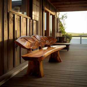 Minimalist Solid Wood Entryway Bench For Modern Homes