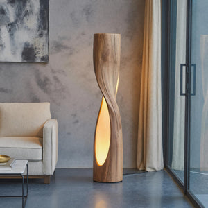 Artistic Twisted Floor Lamp For Bedroom Or Living Room