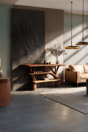 Farmhouse Solid Wood Console Table For Living Room Furniture Decor