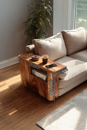 Modern Wooden Side Table For Cozy Living Room Design