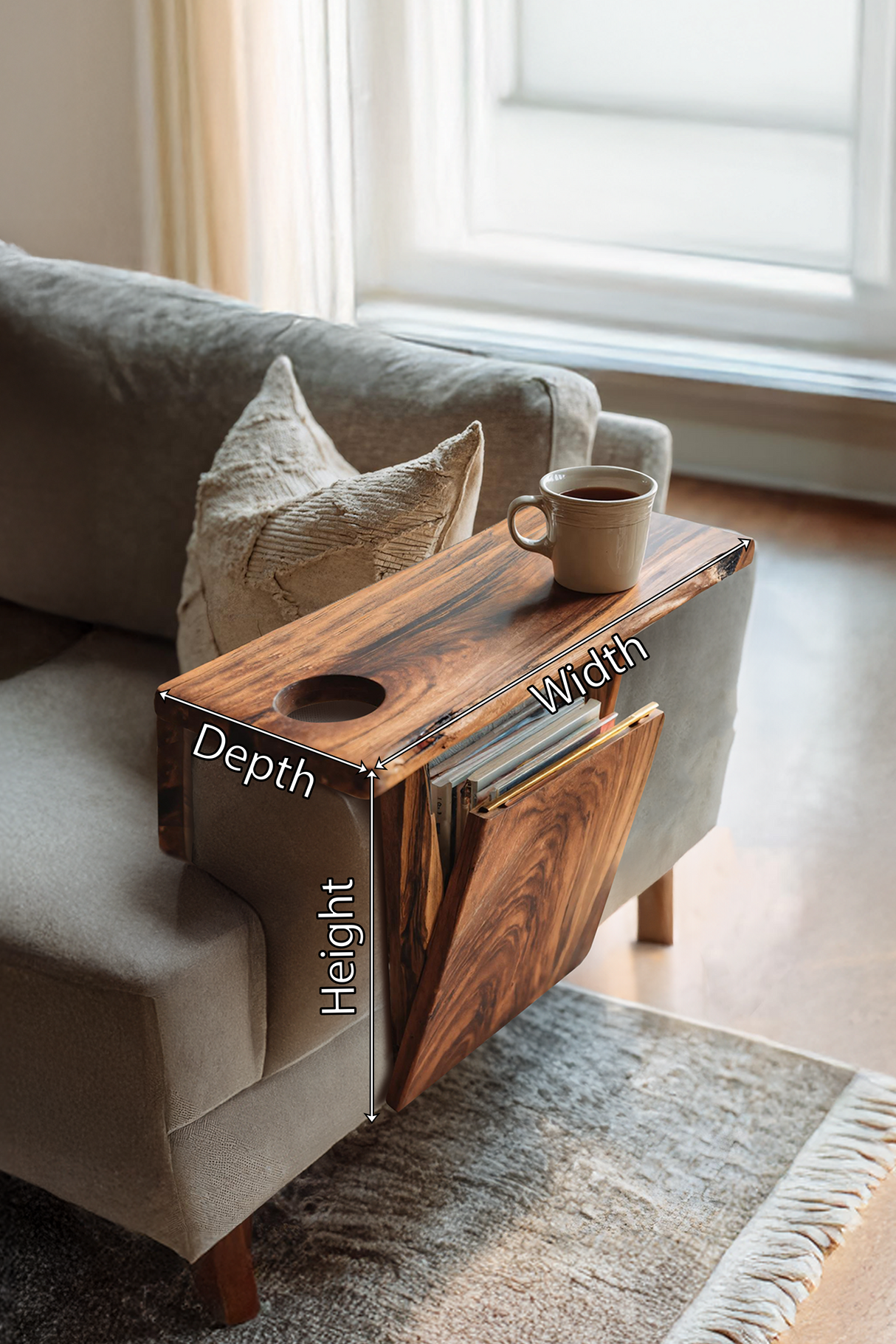 Modern Farmhouse Armrest For Cozy Living Room Style