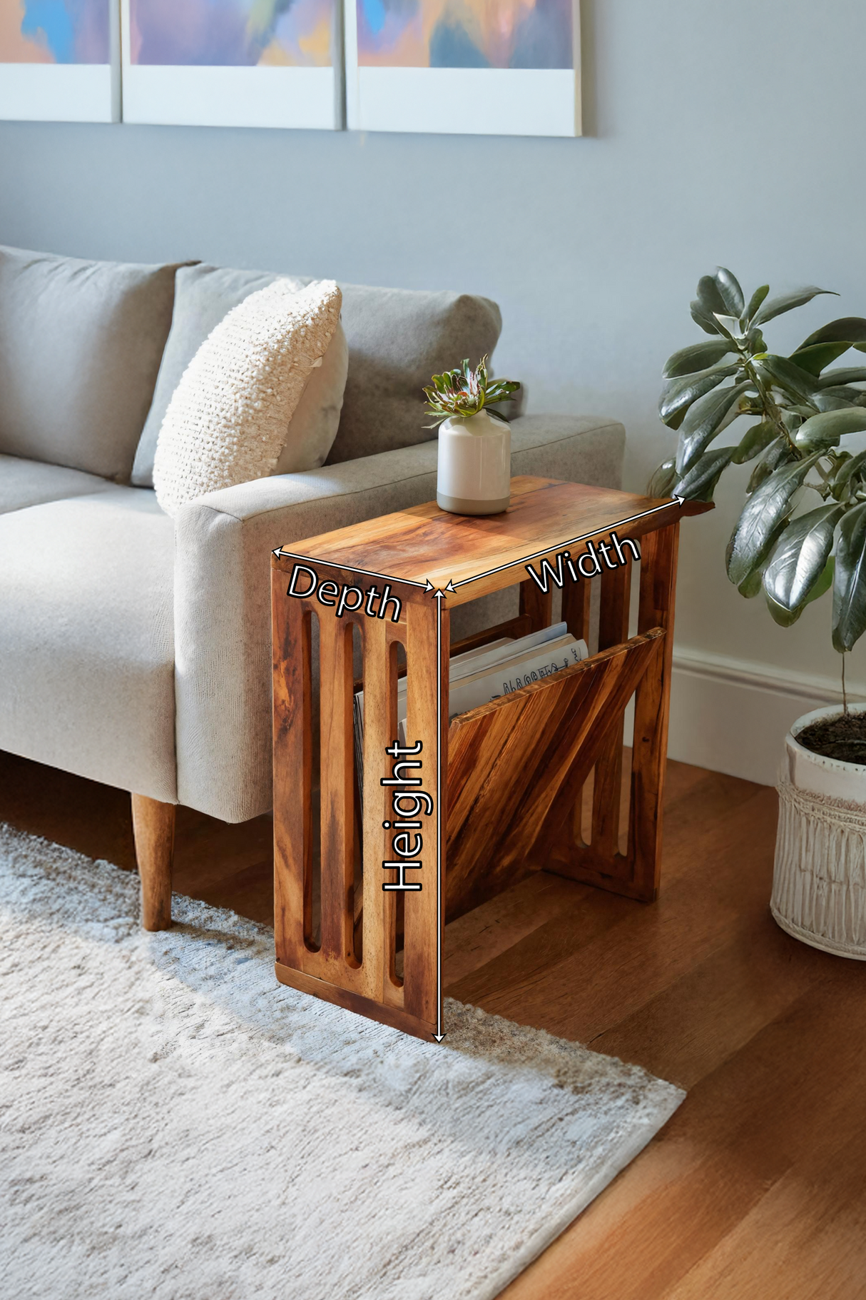 Modern Wooden Side Table For Living Room Furniture