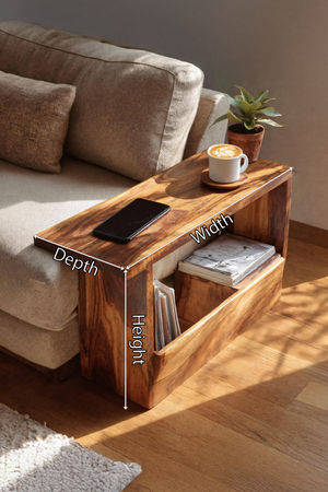 Mid Century Modern Side Table For Living Room Design