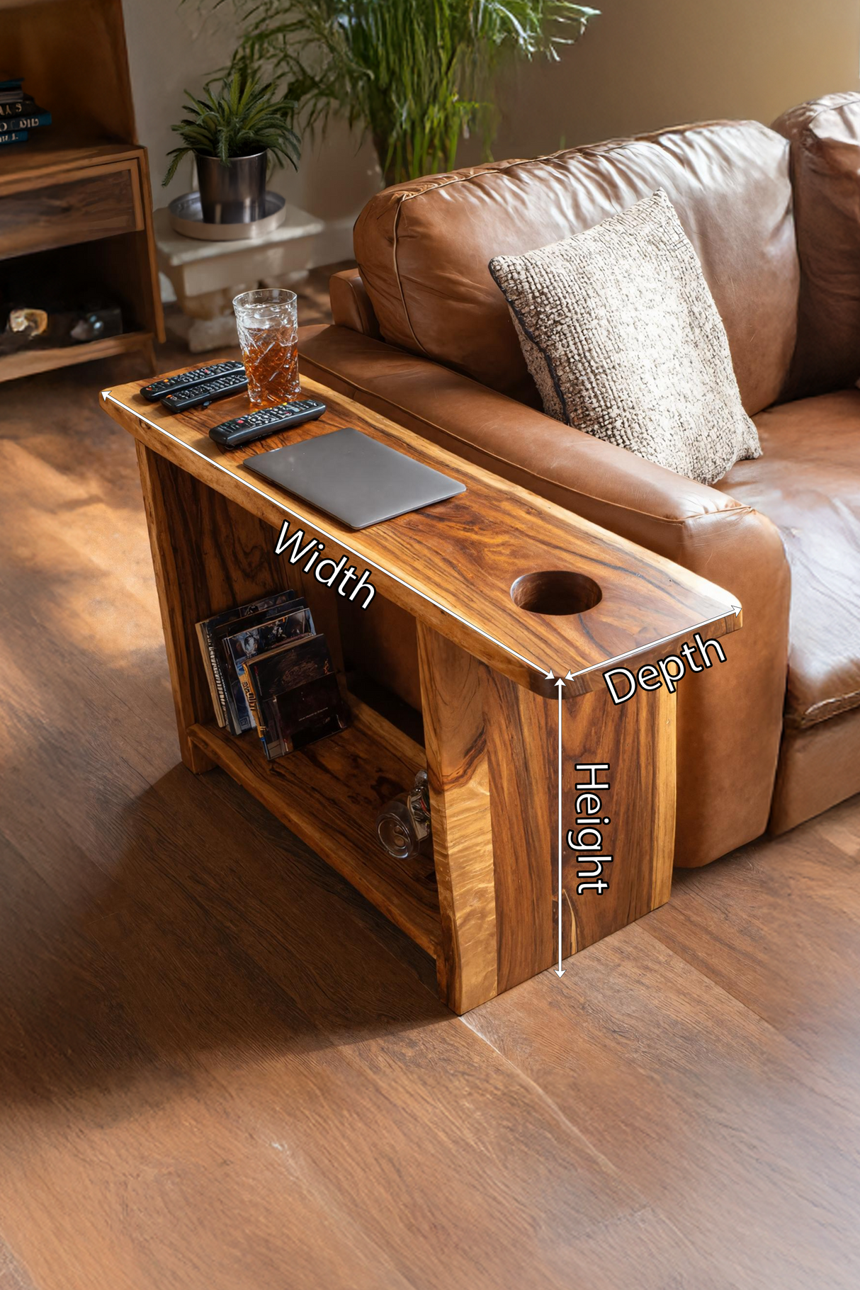 Rustic Farmhouse Side Table For Cozy Living Space