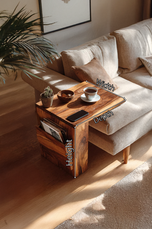 Farmhouse Modern Wooden Armrest For Furniture Design