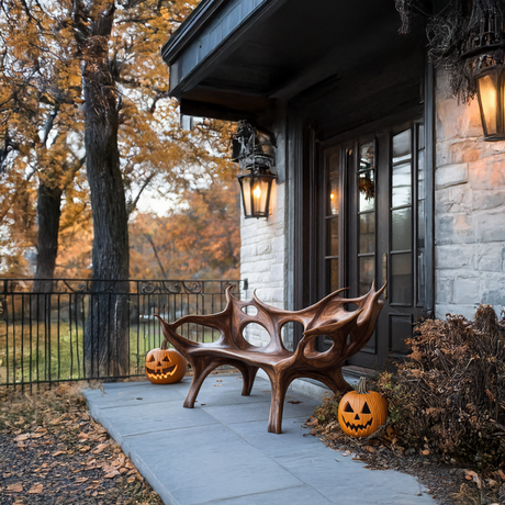 Mid Century Halloween Patio Chair For Unique Halloween Home Decor