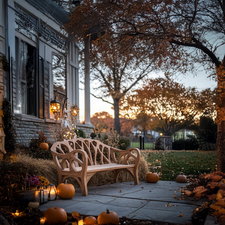 Handcrafted Halloween Patio Chair For Festive Outdoor Halloween Decor