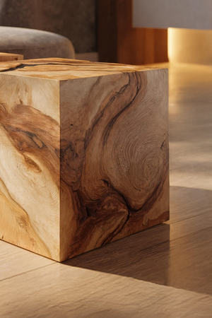 Farmhouse Wooden Square Coffee Table For Cozy Interiors