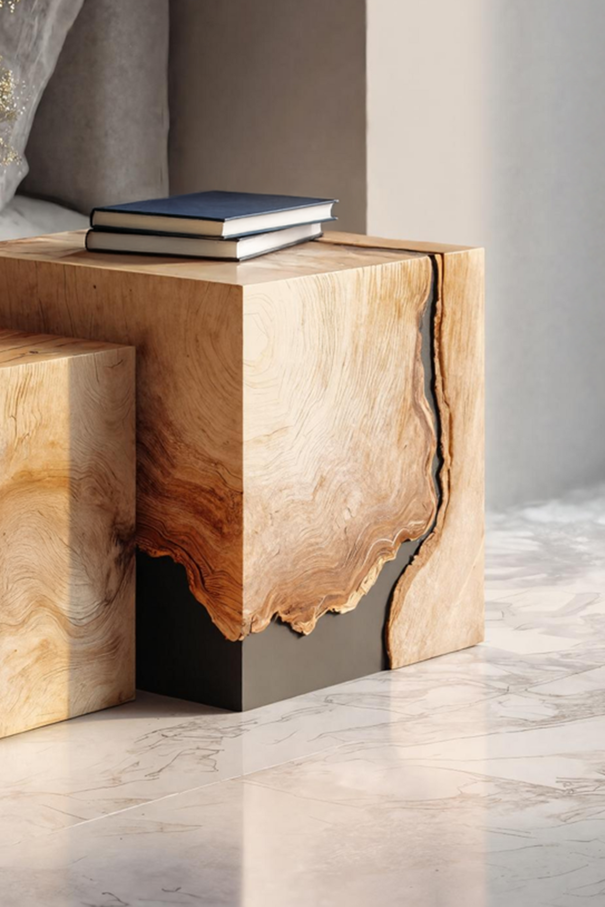 Mid Century Wooden Square Coffee Table For Minimalist Style