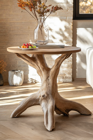 Farmhouse Wooden End Table For Furniture Decor Practical And Stylish
