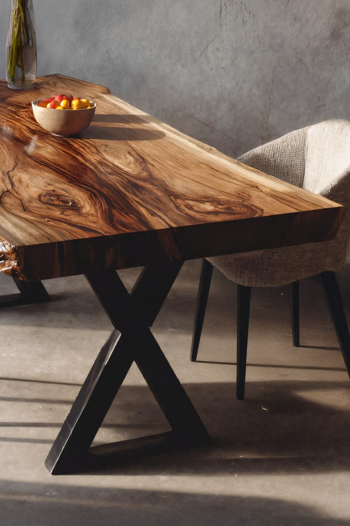 Kitchen Decor Modern Solid Wood Dining Table Minimal Legs