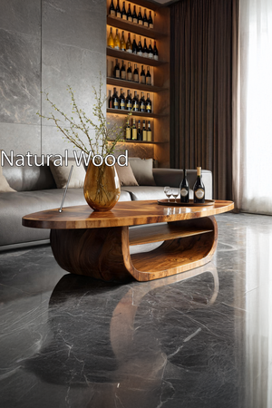 Modern Solid Wood Low Coffee Table For Living Room Furniture Decor