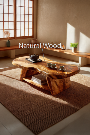Modern Solid Wood Coffee Table For Living Roomdecor And Interior Design